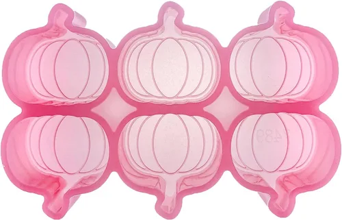 MUBYOK M95 Halloween 6-cavidad Halloween calabaza silicona coche ventilación Freshie molde para perlas de aroma Freshie suministros