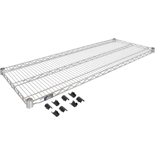 Miniatura 16 de Nexel Estante de alambre adicional para estanterías de alambre, capacidad de 600-800 libras, 14 pulgadas de ancho x 54 pulgadas de largo, acabado