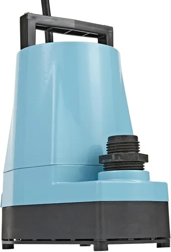 Miniatura 12 de Little Giant 5-MSP 115-Volt, 1/6 HP, 1200 GPH, Bomba de utilidad manual de aluminio, cable de 10 pies, azul, 505000