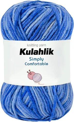 Miniatura 112 de 50g (1x50g) Hilo Acrílico para Crochet y Tejido, Hilo Degradado Colorido, 1 Rollo de Madejas, Hilo Acrílico Multicolor, Perfecto para Proyectos