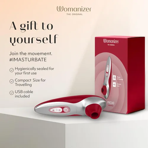 Miniatura 7 de Womanizer Pro40 - Potenciador del placer sensual. Rojo