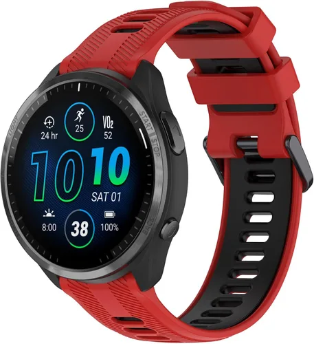 Miniatura 5 de Correa de repuesto compatible con Garmin Forerunner 965/955/945/935, Garmin Fenix 5/Fenix 6 GPS Smart Watch, correa de reloj de silicona ajustable 6