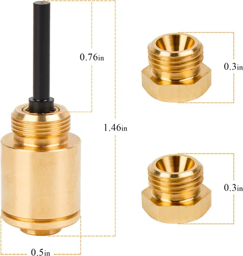 Miniatura 2 de Kit de conversión de propano líquido W10606694A Compatible con Kenmore Whirlpool Amana Secador de gas Maytag