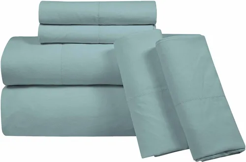Miniatura 40 de ROYALE LINENS Juego de 4 sábanas King - Ropa de cama de microfibra cepillada suave de 1800 hilos - 1 sábana ajustada y 1 sábana lisa, 2 fundas