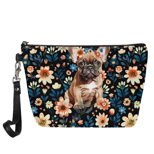 Miniatura 11 de Mumeson Patrón personalizado para mujer, bolsa de cosméticos de viaje, estuche de maquillaje, organizador de neceser de tocador