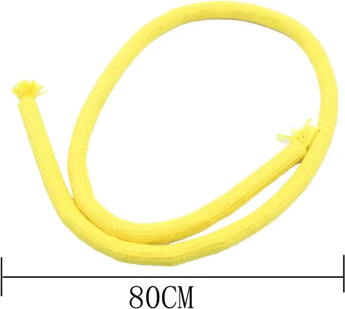 Miniatura 3 de sumrica Cuerda flexible rígida (3 piezas, amarillo), cuerda rígida, truco de magia, truco de primer plano de escenario de comedia, accesorios