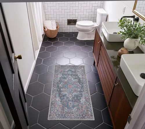 Miniatura 117 de Nourison Home New Concept - Alfombra lavable de 6 x 9 pies, fácil de limpiar, no se desprende, para dormitorio, sala de estar, comedor y cocina