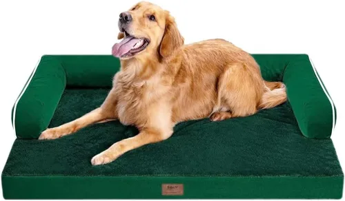 Miniatura 45 de Cama ortopédica impermeable para perros pequeños, cama para perros de tamaño mediano, cómoda cama para mascotas y gatos con lados, funda extraíble