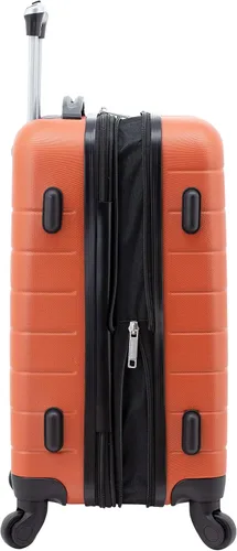 Miniatura 6 de Wrangler - Juego de piezas de equipaje inteligente con portavasos y puerto USB, Burnt orange