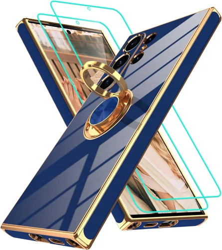 Miniatura 16 de Gritup Funda para Samsung Galaxy A14 5G: Funda Samsung A14 con 2 Protectores de Pantalla, Soporte de Anillo con Rotación 360°, Soporte Magnético