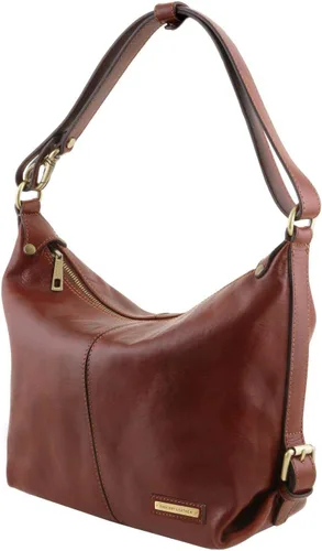 Miniatura 2 de Tuscany Leather Sabrina Bolso hobo de piel, Negro