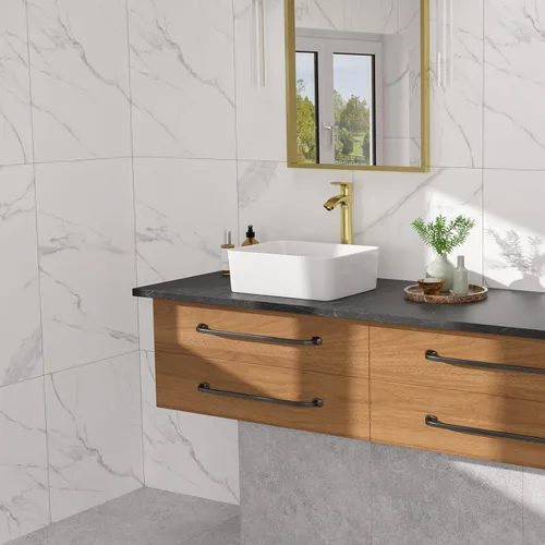 Miniatura 7 de Fregadero rectangular de 16 pulgadas de ancho x 12 pulgadas de profundidad sobre el mostrador, fregadero moderno de cerámica de porcelana blanca