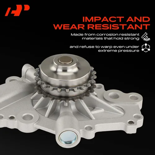 Miniatura 5 de A-Premium Bomba de agua del motor con junta [DOHC, 6 cilindros 2.7L] Compatible con Chrysler & Dodge, se adapta a 300, Concorde 98-04, Intrepide