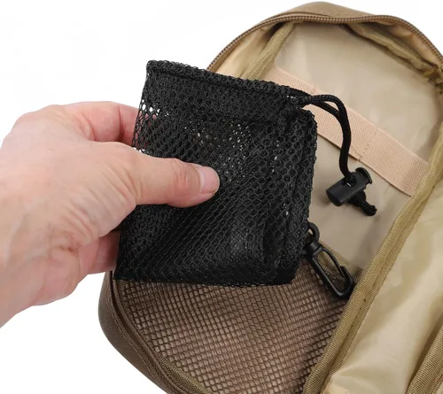 Miniatura 6 de iMucci Bolsa de malla con cordón de lavandería, bolsa de gimnasio con cordón de nailon con cierre de cordón, Negro 12, Classic