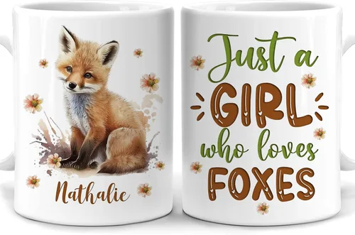 Miniatura 16 de Hyturtle Regalos Personalizados Amante de Ranas - Solo Una Chica Que Ama Las Ranas Taza de Café Personalizada con Nombre en Cerámica de 11oz - Idea
