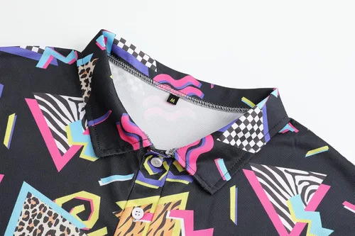 Miniatura 69 de Camisas de golf para hombre, Dry Fit, camisa de golf de manga corta, divertidas camisas polo de golf