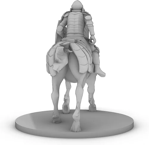 Miniatura 4 de Human Cavalier 2 Base Tabletop DND Gaming Miniature