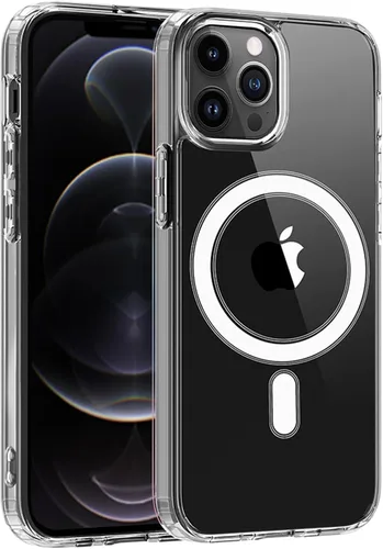 Miniatura 65 de S. Tedazo Funda magnética para iPhone 7/8 Plus (5.5 pulgadas) compatible con MagSafe, [no amarillenta] delgada, a prueba de golpes, funda para Negro
