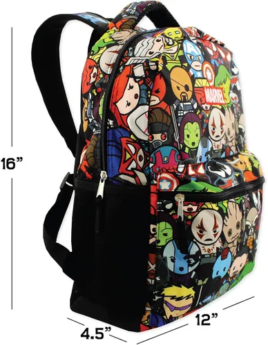 Miniatura 4 de Marvel Kawaii Avengers - Mochila escolar 160in Negromulti MKCFS5YT
