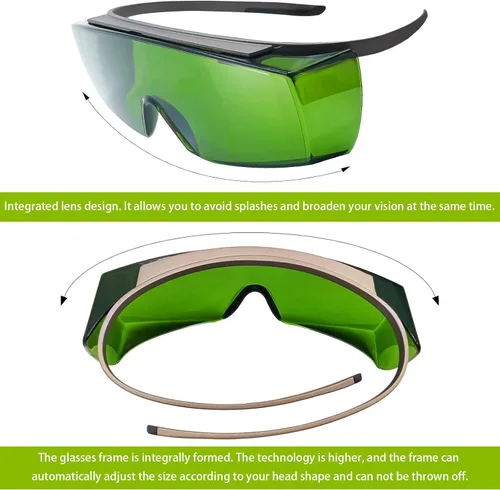 Miniatura 3 de Gafas de seguridad para soldadura, gafas de seguridad integradas envolventes, sombra 8 gafas para corte de plasma, nuevo en 2023 Color 3
