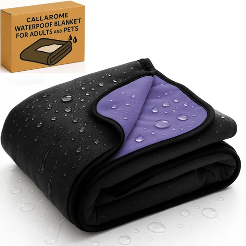 Miniatura 11 de Manta impermeable para cama o sofá - Manta impermeable suave y a prueba de fugas, resistente al agua y a las manchas, fácil de limpiar, cubierta