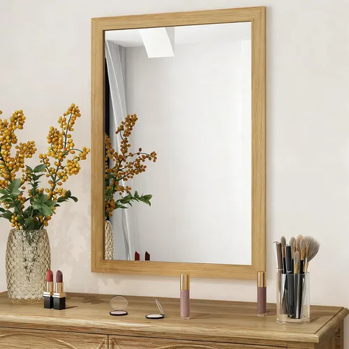 Miniatura 2 de Decotalk Papel tapiz de madera para despegar y pegar, con borde de madera clara, extraíble, 3 x 236 pulgadas, marco de espejo para cocina, papel