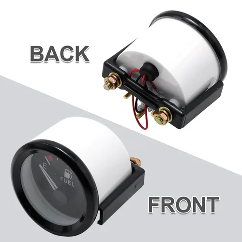 Miniatura 8 de Hoypeyfiy - Medidor de nivel de combustible universal de 2 pulgadas 52 mm para coche y SUV con sensor de combustible E-1/2-F puntero 12 V