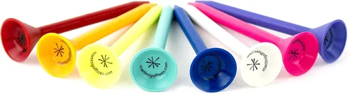Miniatura 2 de Martini, paquete de 5 tees de Golf plásticos y durables de 3-1/4 pulgadas (colores surtidos), normal