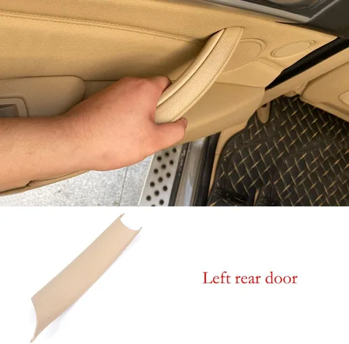 Miniatura 6 de TKREENO Cubierta de manija de puerta de automóvil para BMW X5 X6 E70 E71 2007-2013 manijas de puerta interior accesorios de decoración