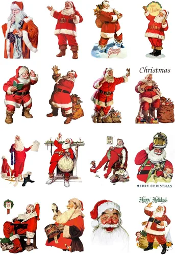 Miniatura 5 de Decoupage - Paquete de papel (35 hojas de 6 x 8 pulgadas), lindos animales de Navidad, FLONZ, tarjetas de fotos de Navidad de estilo vintage