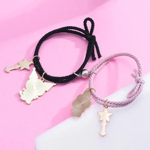 Miniatura 5 de Collar de anime figura de joyería para adolescentes kawaii mejores amigos gargantilla colgante para niña Metal Tiendaita