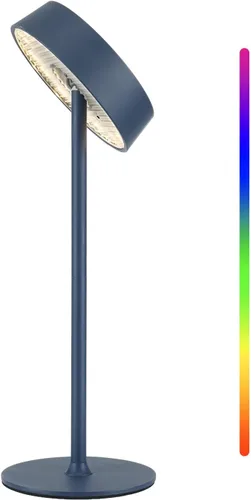 Miniatura 13 de Lámpara inalámbrica, lámpara de mesa recargable, funciona con pilas, control táctil regulable RGB, 3 temperaturas de color, función de memoria LED