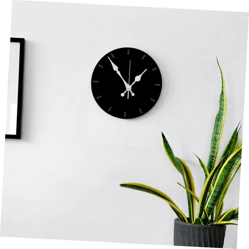 Miniatura 7 de Tofficu Kit de reemplazo de movimiento de reloj de pared DIY con mecanismo de cuarzo silencioso, manecillas de reloj plateadas y cronometraje