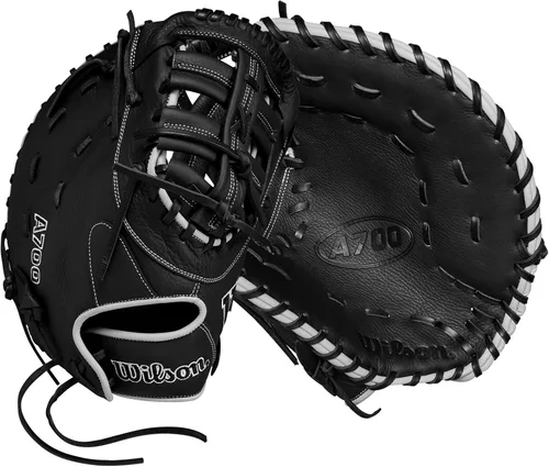 Miniatura 13 de Wilson A700 Baseball Gloves + Mitts Right + Left Hand Throw Multiple Styles Negro/Rubio/Blanco