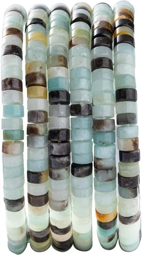 Miniatura 35 de Abalorios de piedra de sodalita azul natural espaciadores 6x3mm 38cm/str Redondos planos sueltos semi piedras preciosas para hacer pulseras