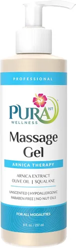 Miniatura 8 de Arnica Therapy Gel de masaje de 1 galón, extracto de árnica, profesional, terapia de masaje, tejido profundo, sin perfume, hipoalergénico