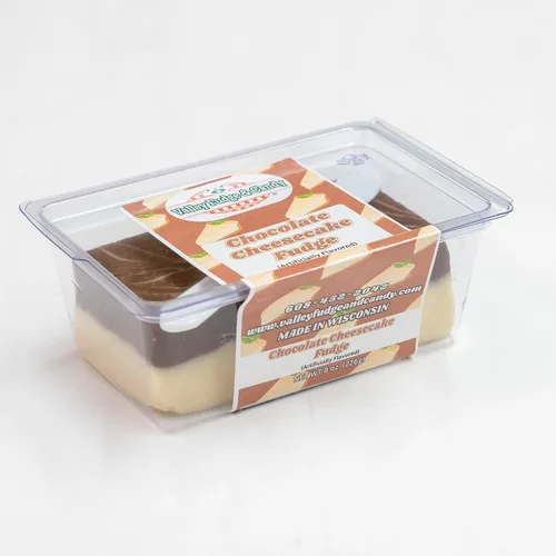 Miniatura 2 de Valley Fudge, pastel de queso de chocolate, dulce de azúcar artesanal fresco, mantequilla real, caramelo gourmet, paquete de una libra