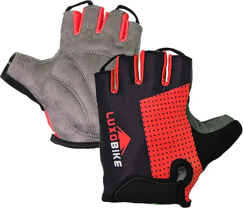LuxoBike - Guantes de ciclismo, guantes de bicicleta de montaña, guantes de bicicleta Antideslizante, absorción de golpes, acolchado, transpirable,