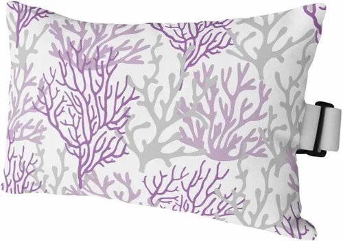 Miniatura 27 de PIEPLE Blue Flower - Almohada rectangular para reposacabezas para exteriores e interiores, 11 x 16 pulgadas, relleno de poliéster, impermeable