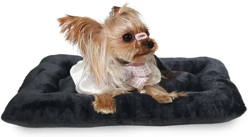 Miniatura 20 de Cama para Jaula de Perros Lavable para Perros XXS, de Lujo, de Piel Sintética Gruesa, Esponjosa, Cómoda, Almohadilla de Jaula Antideslizante, Tapete