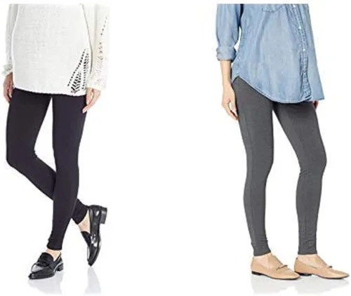 Motherhood Maternity Women's Maternity Light-Weight Full Length French Terry Secret Fit Belly Leggings