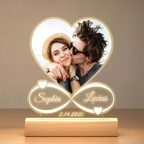 Miniatura 17 de KoxSmar Marcos de Fotos Personalizados con Foto, Marco de Fotos Personalizado con Luz Nocturna, Marco de Fotos Personalizado, Regalos Personalizados