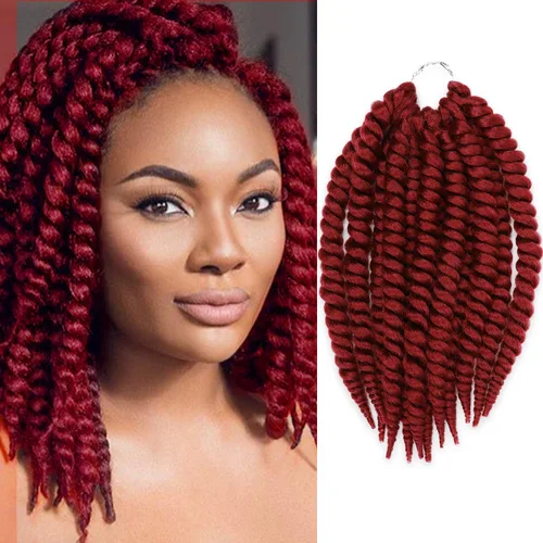 Miniatura 23 de Trenzas de ganchillo de pelo sintético auténtico doble Jumbo Senegalese Twist 12" (30)