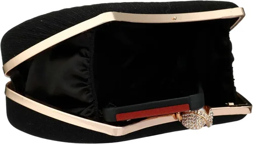 Miniatura 6 de Bolso de mano para mujer bolsa de noche brillante con asa superior bolso cruzado tejido bolsa de hombro para boda fiesta de graduación