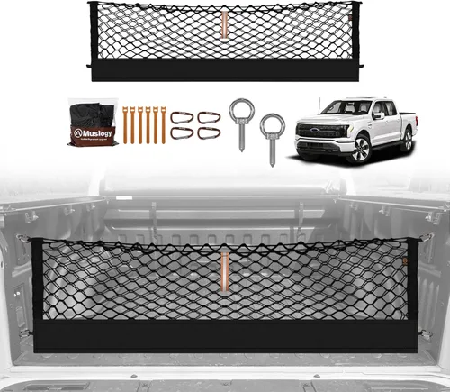 Miniatura 47 de Muslogy para Maverick - Accesorios de Red de Malla de Carga Extensible, Organizador de Maletero, Red de Malla Elástica para Cama de Carga