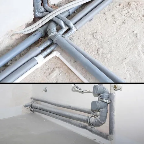 Miniatura 7 de 4 tubos de PVC de 1-1/2 pulgadas de largo, tubo rígido de PVC Sch40 de 17 pulgadas de largo, tubos redondos de tubería para instalación de cableado