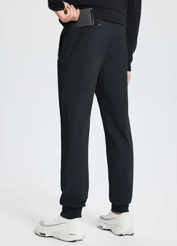 Miniatura 3 de BALEAF Pantalones deportivos de algodón de 27 pulgadas para hombre, pantalones deportivos para correr, ligeros, con bolsillos, longitud de 78