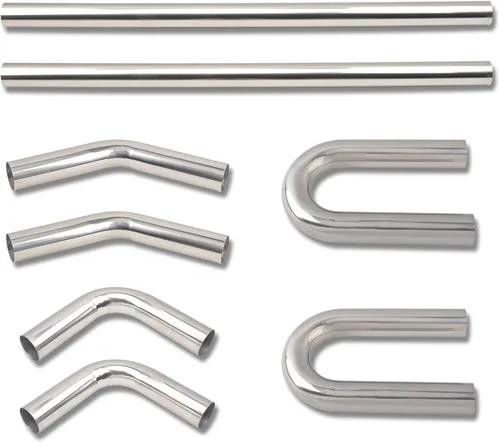 Miniatura 9 de Tubo de Escape de Mandril Personalizado DIY de 2 Pulgadas, Tubo Recto de 40 Pulgadas, Kits de Tubo Recto de 2'' DE y Tubo de Curvatura de Mandril