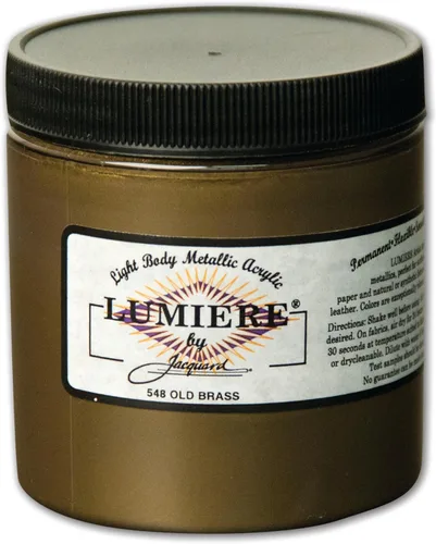 Miniatura 41 de Jacquard Lumiere Pintura para Tela de 2.25oz Turquesa Nacarado - Pintura Metálica para Tela, Cuero, Lienzo, Papel y Madera - Pintura Acrílica