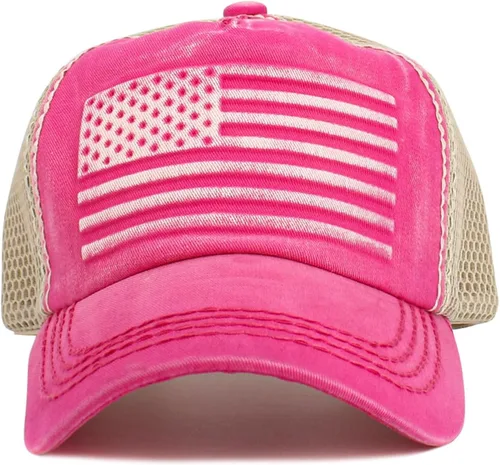 Miniatura 287 de KBETHOS Tactical Operator Collection USA Fishing Mesh Ballcap Flag Patch America Outdoors Trucker Baseball Cap